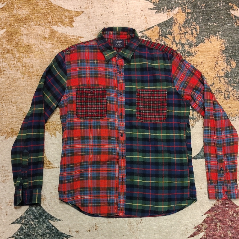 J. Crew Multicolor Plaid Men's Shirt